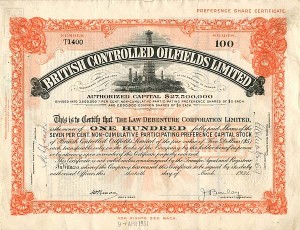 British Controlled Oilfields Limited